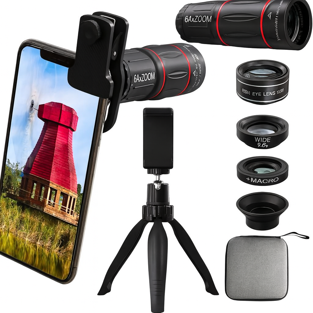 8 in 1 phone lens kit (64x) - Pre-Order